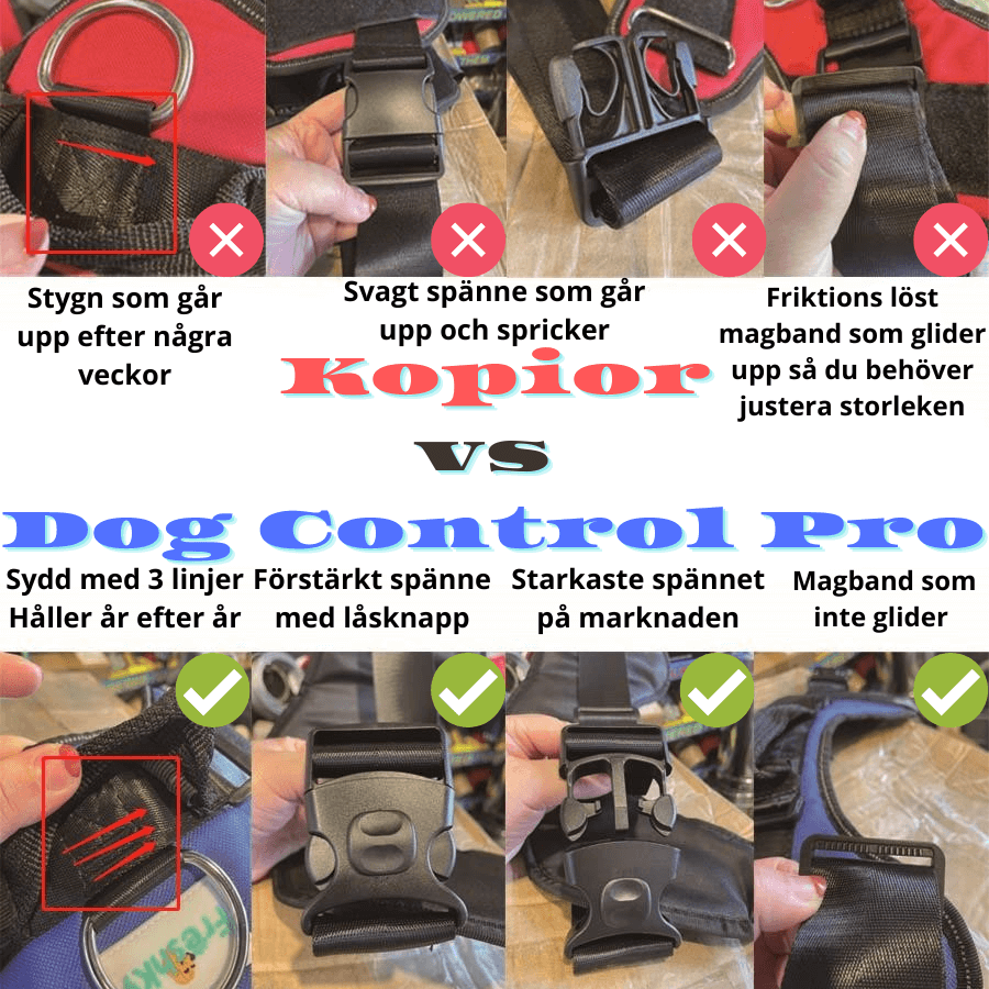 FreshK9 - Dog Control Pro med Antidrag + E-bok